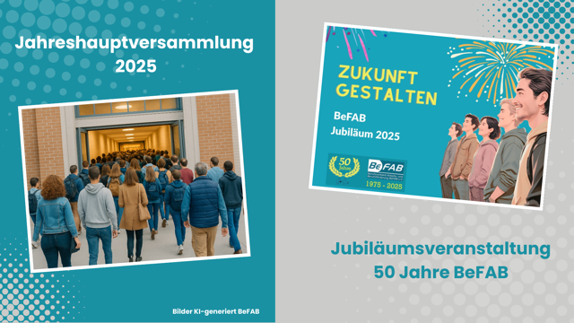Tagesordnung für die BeFAB-Jahreshauptversammlung am 25.10.2025 in Kassel Tagesordnung für die BeFAB-Jahreshauptversammlung am 25.10.2025 in Kassel